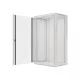Lanberg 19" fali rack szekrény 22U/600X450 lapraszerelt, szürke V2