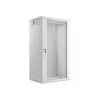 Lanberg 19" fali rack szekrény 22U/600X450 lapraszerelt, szürke V2