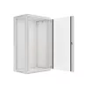 Lanberg 19" fali rack szekrény 22U/600X450 lapraszerelt, szürke V2