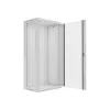 Lanberg 19" fali rack szekrény 27U/600X450 lapraszerelt, szürke V2
