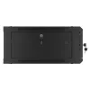 Lanberg 19" fali rack szekrény 4U/600X600 lapraszerelt, fekete V2