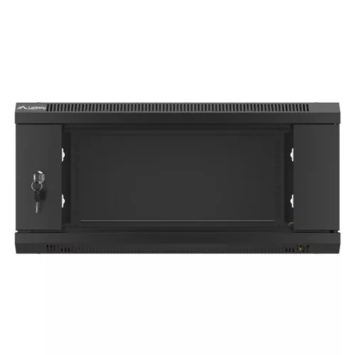 Lanberg 19" fali rack szekrény 4U/600X600 lapraszerelt, fekete V2