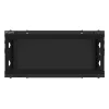 Lanberg 19" fali rack szekrény 4U/600X600 lapraszerelt, fekete V2