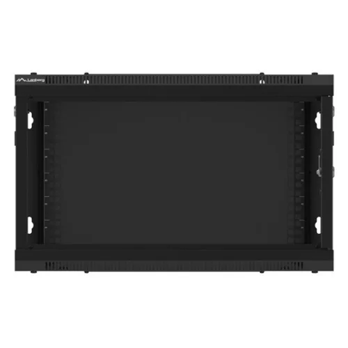 Lanberg 19" fali rack szekrény 6U/600X600 lapraszerelt, fekete V2