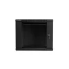 Lanberg 19" fali rack szekrény 9U/600X600 lapraszerelt, fekete V2