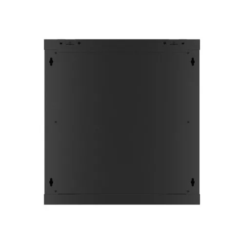 Lanberg 19" fali rack szekrény 12U/600X600 üvegajtó, lapraszerelt, fekete V2