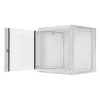 Lanberg 19" fali rack szekrény 12U/600X600 lapraszerelt, szürke V2