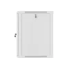 Lanberg 19" fali rack szekrény 15U/600X600 üvegajtó, lapraszerelt, szürke V2