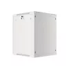 Lanberg 19" fali rack szekrény 15U/600X600 üvegajtó, lapraszerelt, szürke V2