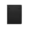 Lanberg 19" fali rack szekrény 18U/600X600 üvegajtó, lapraszerelt, fekete V2