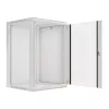Lanberg 19" fali rack szekrény 18U/600X600 lapraszerelt, szürke V2