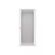 Lanberg 19" fali rack szekrény 27U/600X600 üvegajtó, lapraszerelt, szürke V2