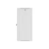 Lanberg 19" fali rack szekrény 27U/600X600 üvegajtó, lapraszerelt, szürke V2