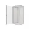 Lanberg 19" fali rack szekrény 27U/600X600 üvegajtó, lapraszerelt, szürke V2
