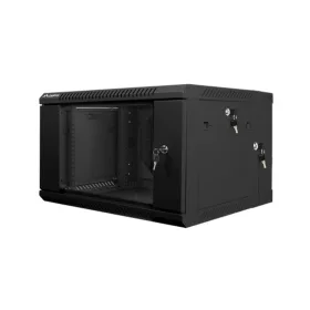   Lanberg 19" kétrészes fali rack szekrény 6U/600X600 lapraszerelt, fekete