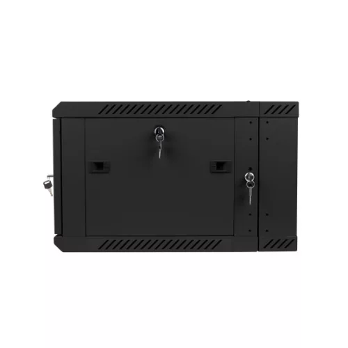Lanberg 19" kétrészes fali rack szekrény 6U/600X600 lapraszerelt, fekete