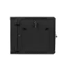 Lanberg 19" kétrészes fali rack szekrény 9U/600X600 lapraszerelt, fekete