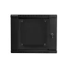 Lanberg 19" kétrészes fali rack szekrény 9U/600X600 lapraszerelt, fekete