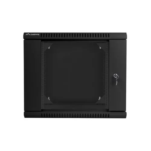 Lanberg 19" kétrészes fali rack szekrény 9U/600X600 lapraszerelt, fekete