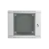 Lanberg 19" kétrészes fali rack szekrény 9U/600X600 lapraszerelt, szürke