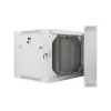 Lanberg 19" kétrészes fali rack szekrény 9U/600X600 lapraszerelt, szürke
