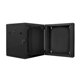   Lanberg 19" kétrészes fali rack szekrény 12U/600X600 lapraszerelt, fekete