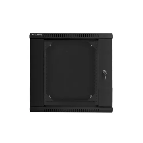 Lanberg 19" kétrészes fali rack szekrény 12U/600X600 lapraszerelt, fekete