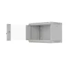 Lanberg 19" fali rack szekrény 6U/540X350 lapraszerelt, szürke V2