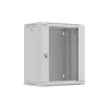 Lanberg 19" fali rack szekrény 12U/540X350, üvegajtó, lapraszerelt, szürke