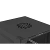 Lanberg 10" fali rack szekrény 4U/280X310, üvegajtó, lapraszerelt, fekete