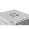 Lanberg 10" fali rack szekrény 6U/280X310, üvegajtó, lapraszerelt, szürke