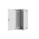 Lanberg 10" fali rack szekrény 12U/280X310, üvegajtó, lapraszerelt, szürke