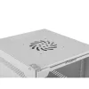 Lanberg 10" fali rack szekrény 12U/280X310, üvegajtó, lapraszerelt, szürke