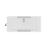 Lanberg 19" fali rack szekrény 4U 600 lapraszerelt, szürke