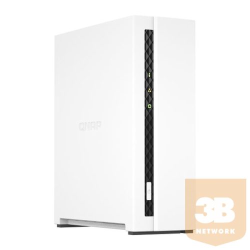 QNAP NAS 1 fiókos ARM 4-core Cortex-A55 4x1,8GHz, 2GB RAM, 1x1000Mbps, 1xUSB2.0, 1xUSB3.2 - TS-133