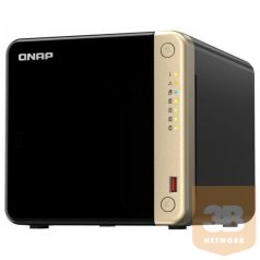   QNAP NAS 4 fiókos Celeron N5095 4x2,9 GHz, 8GB DDR4 RAM, 2x2500Mbps, HDMI 2.0, 2xUSB3.2Gen2 - TS-464-8G