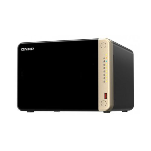 QNAP NAS 6 fiókos TS-664-8G Intel® Celeron® N5095 4x2,9GHz, 8GB RAM, 2x2,5GbE, 2xUSB3.2Gen2