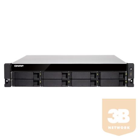 QNAP TS-877XU-RP-3600-8G 8-Bay NAS Ryzen 5 3600 8GB DDR4 8x2.5/3.5inch SATA HDD/SSD 2xGbE LAN 2x10GbE SFP+ USB3.1/3.0 300W