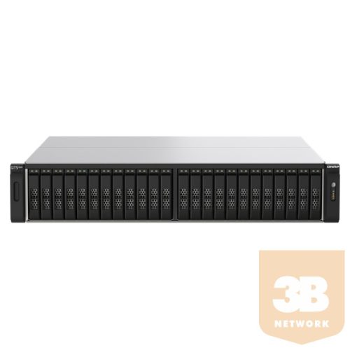 QNAP NAS 24 fiókos TS-h2490FU-7302P-256G AMD 16x3,0GHz, 8x32GB RAM, 4x25GbE SFP28