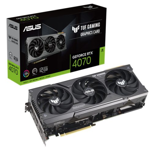 VGA ASUS NVIDIA RTX 4070 12GB GDDR6 - TUF-RTX4070-12G-GAMING