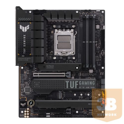 Asus Alaplap - AMD TUF GAMING X670E-PLUS AM5 (X670, ATX, 4xDDR5 6400+MHz, LAN, 4xSATA3, 4x M.2, HDMI+DP)