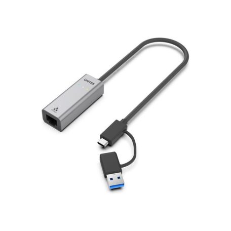 UNITEK ADAPTER U1313C USB-A/C RJ45 2.5 G Ethernet M/F