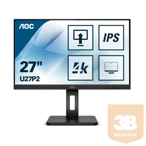 Mon AOC 27" U27P2 - IPS LED - UHD - PIVOT