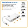 TRIPP LITE USB-C adapter, DVI, USB-A Port, Gbe and PD Charging, fehér