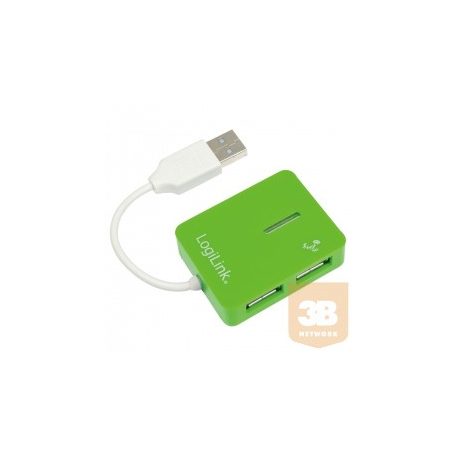 LOGILINK USB 2.0 HUB ''smile'' zöld
