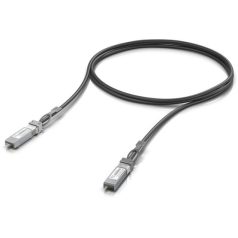 LAN/WIFI Ubiquiti UniFi DAC kábel SFP+ 10Gbit, fekete, 1m