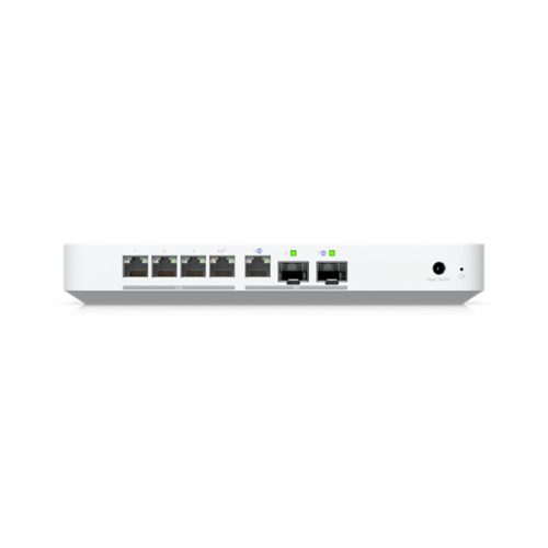 Ubiquiti UniFi Cloud Gateway Fiber, 1x 10G SFP+ / 1x 10GbE RJ45 WAN, 4x 2.5GbE RJ45, választható NVR-tárolóval