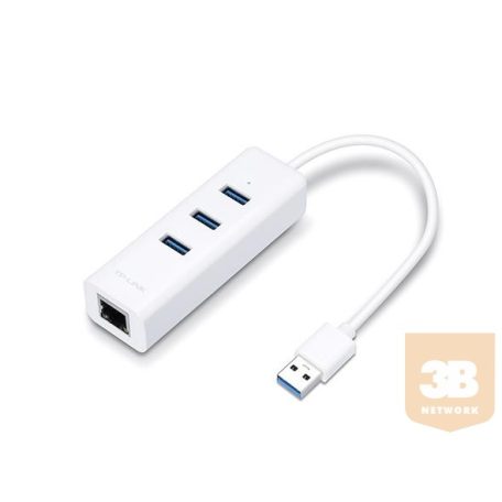 TP-Link UE330 adapter USB 3.0, 1xRJ45 Gigabit + 3 USB 3.0 ports