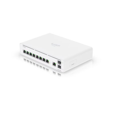 UBiQUiTi UISP Console Switch 9x1000Mbps + 2x10Gbps SFP+, Menedzselhető, Asztali, Rackes - UISP-CONSOLE