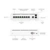 UBiQUiTi UISP Console Switch 9x1000Mbps + 2x10Gbps SFP+, Menedzselhető, Asztali, Rackes - UISP-CONSOLE